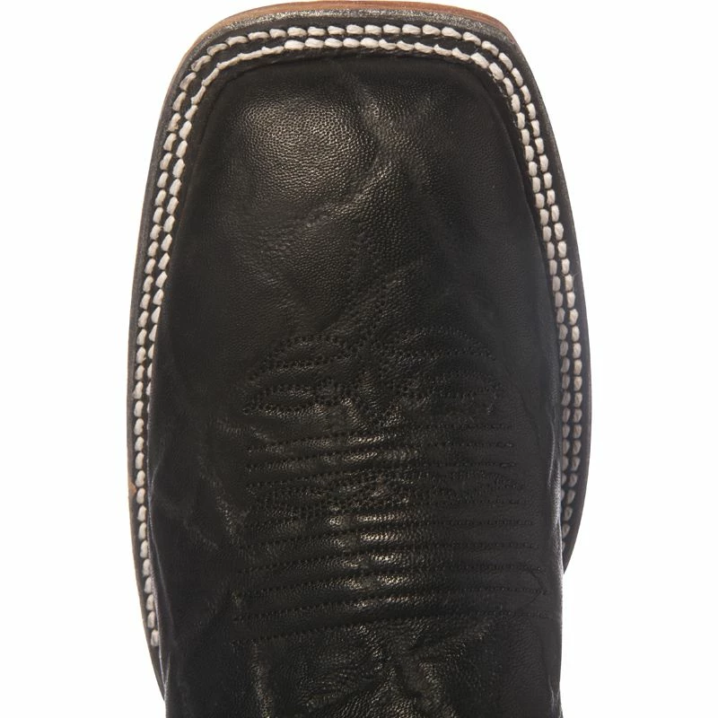 Men's Justin Bent Rail Black Wildebeest Cowboy Boots 7 Men's Justin Bent Rail Black Wildebeest Cowboy Boots - Image 5