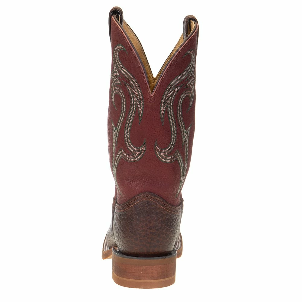 Justin Boots Men's Justin Bent Rail Frontier Bender Brown Whiskey 11in. Riley Brick Top Boot 6 Justin Boots Men's Justin Bent Rail Frontier Bender Brown Whiskey 11in. Riley Brick Top Boot - Image 4
