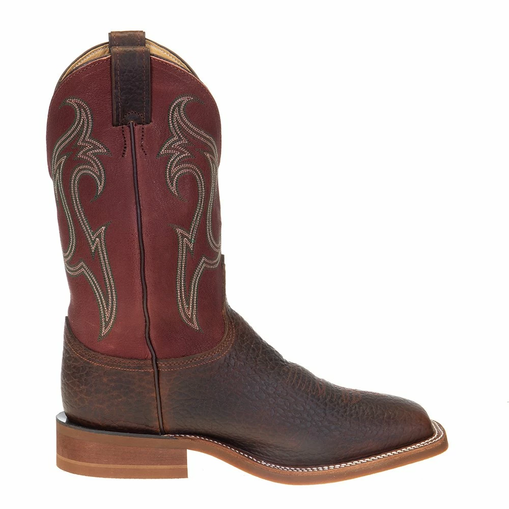Justin Boots Men's Justin Bent Rail Frontier Bender Brown Whiskey 11in. Riley Brick Top Boot 7 Justin Boots Men's Justin Bent Rail Frontier Bender Brown Whiskey 11in. Riley Brick Top Boot - Image 5