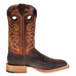 Justin Boots Men's Bent Rail Brown Stone 11in. Peanut Mad Dog Shaft Square Toe Boots 12 Justin Boots Men's Bent Rail Brown Stone 11in. Peanut Mad Dog Shaft Square Toe Boots -Justin Boots Store BR777 4