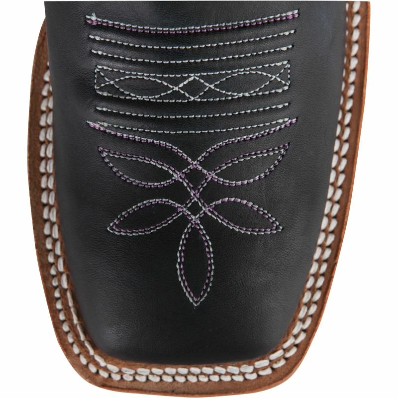 Justin Boots Women's Justin Bent Rail Black Burnished Calf Cowgirl Boots 4 Justin Boots Women's Justin Bent Rail Black Burnished Calf Cowgirl Boots - Image 2