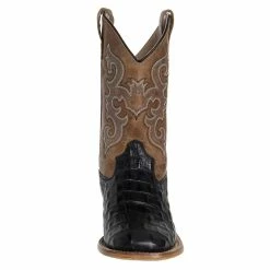 Old West Kids Old West Black Horn Back Gator/Tan Fry Cowboy Boots -Justin Boots Store BSC1829 1 401f78f9 532c 4c2f 8c9b a4e3dee3ff2a
