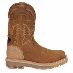 Justin Boots Men's Commander Montana Rust Waterproof 11in. Nano Composite Work Boot 11 Justin Boots Men's Commander Montana Rust Waterproof 11in. Nano Composite Work Boot -Justin Boots Store CR2124 4