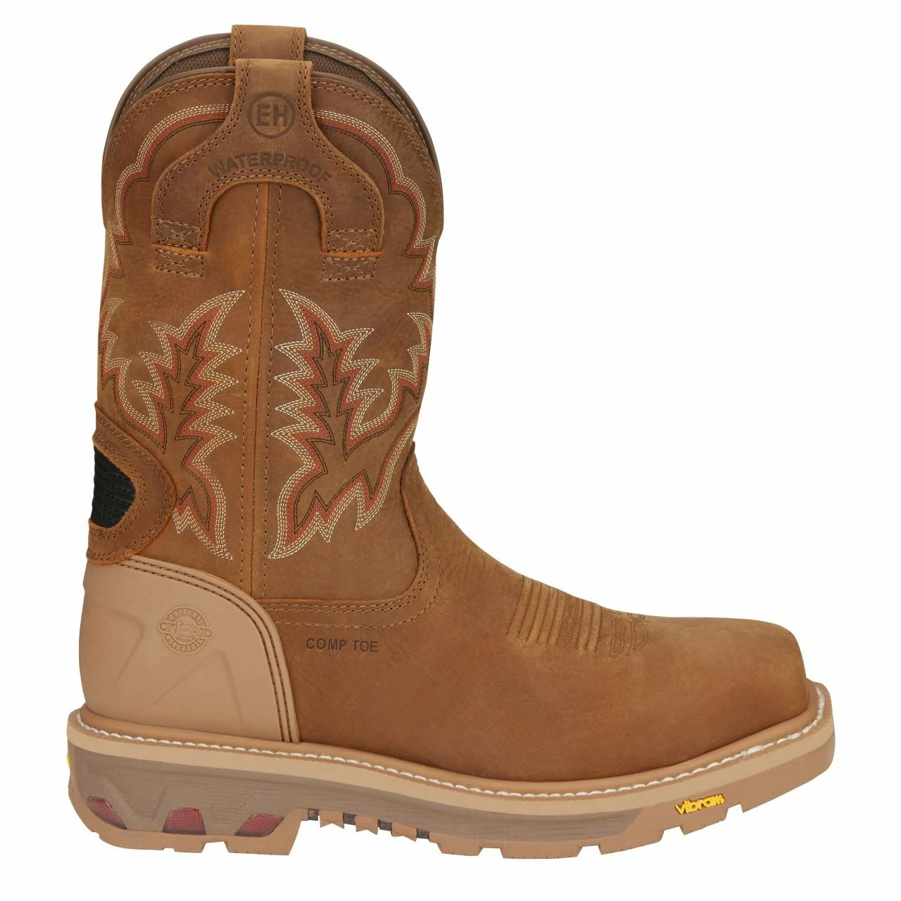 Justin Boots Men's Commander Montana Rust Waterproof 11in. Nano Composite Work Boot 7 Justin Boots Men's Commander Montana Rust Waterproof 11in. Nano Composite Work Boot - Image 5