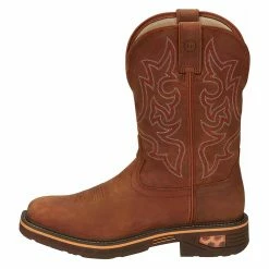 Justin Boots Men`s Resistor Russett 13` Russett H20 Soft Toe Square Work Boot 10 Justin Boots Men`s Resistor Russett 13` Russett H20 Soft Toe Square Work Boot -Justin Boots Store CR4011 2