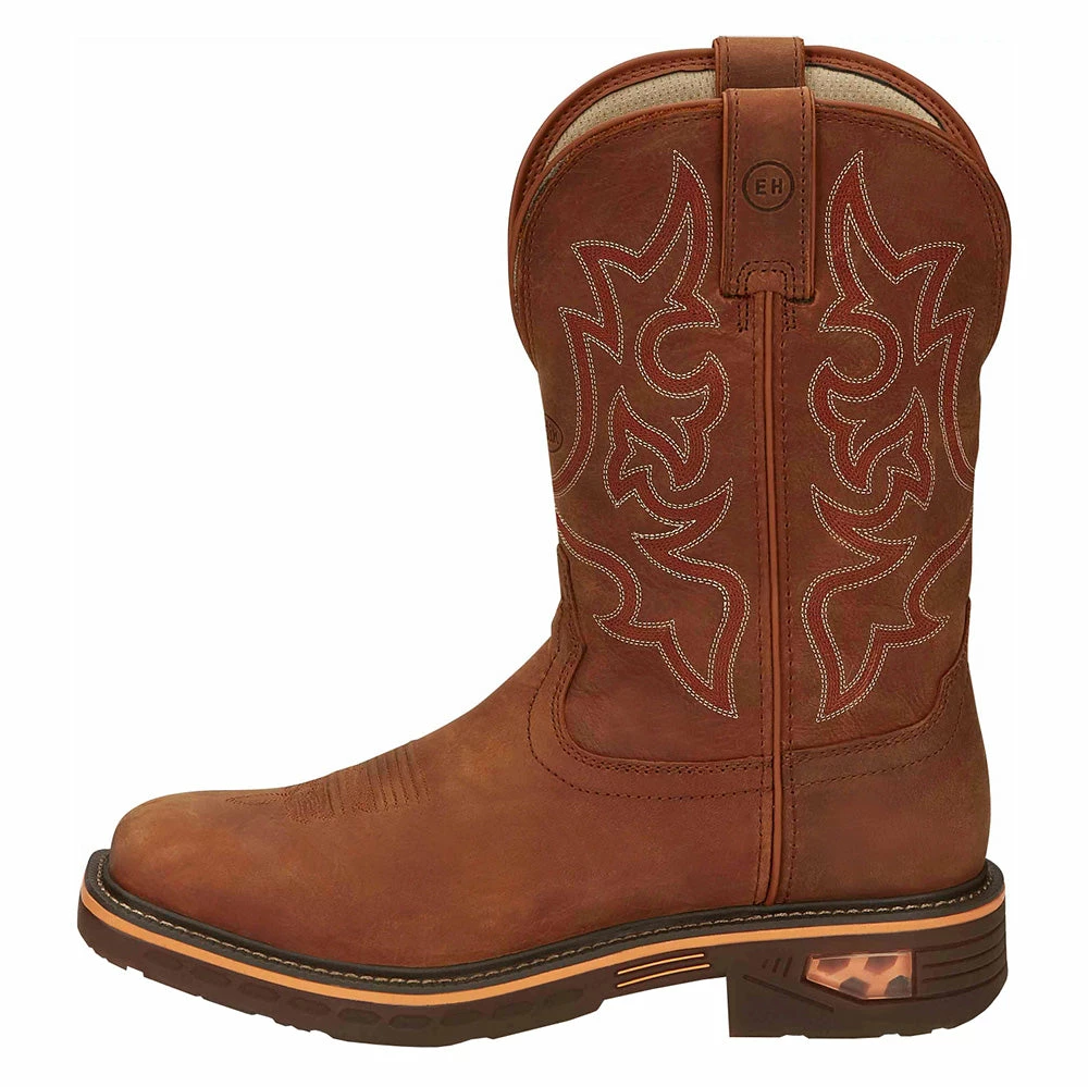 Justin Boots Men`s Resistor Russett 13` Russett H20 Soft Toe Square Work Boot 6 Justin Boots Men`s Resistor Russett 13` Russett H20 Soft Toe Square Work Boot - Image 4
