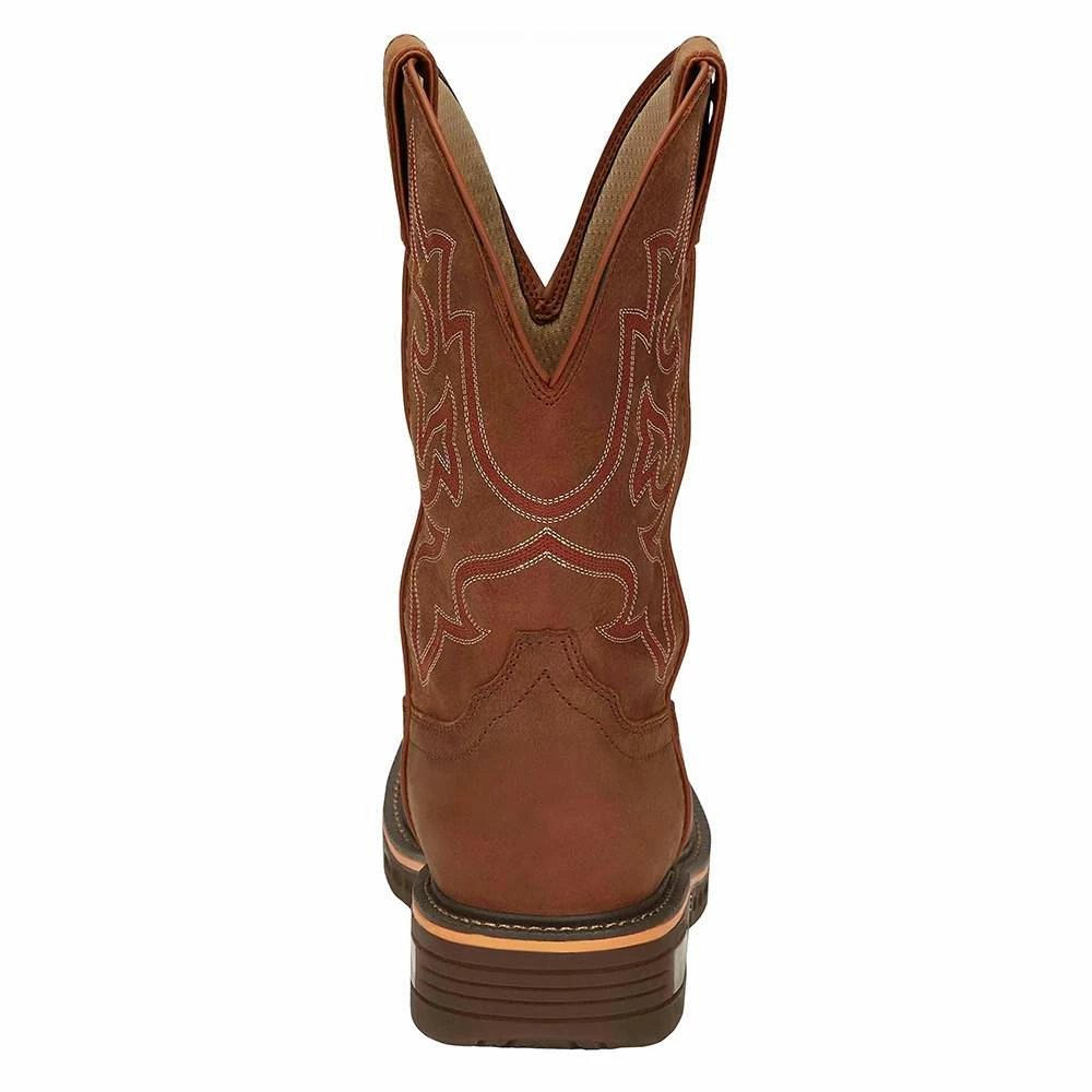 Justin Boots Men`s Resistor Russett 13` Russett H20 Soft Toe Square Work Boot 7 Justin Boots Men`s Resistor Russett 13` Russett H20 Soft Toe Square Work Boot - Image 5