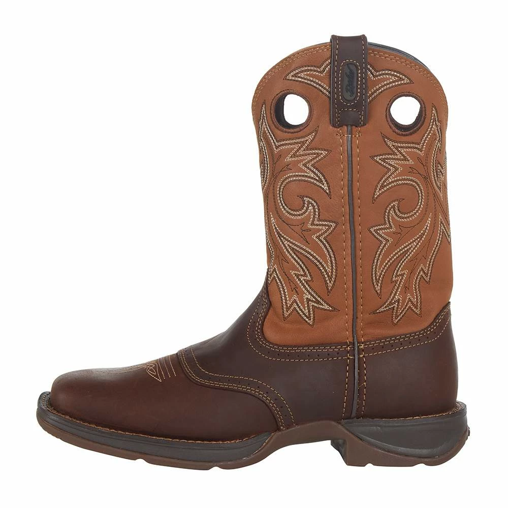 Durango Boots Men`s Rebel Brown 11` Tan Saddle Top Soft Toe 5 Durango Boots Men`s Rebel Brown 11` Tan Saddle Top Soft Toe - Image 3