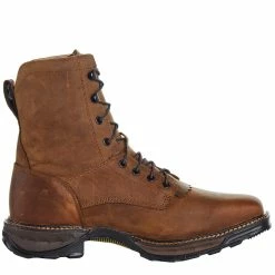 Durango Boots Men's Maverick XP Brown Square Toe Waterproof Lacer Work Boot -Justin Boots Store DDB0238 05