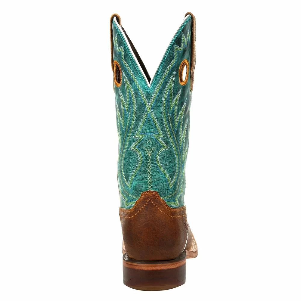 Durango Boots Men`s Golden Brown 12` Turquoise Top Cowboy Boot 6 Durango Boots Men`s Golden Brown 12` Turquoise Top Cowboy Boot - Image 4