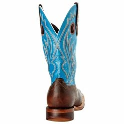 Durango Boots Men`s Durango Rebel Pro Bay Brown 12` Brilliant Blue Top Square Toe -Justin Boots Store DDB0310 4