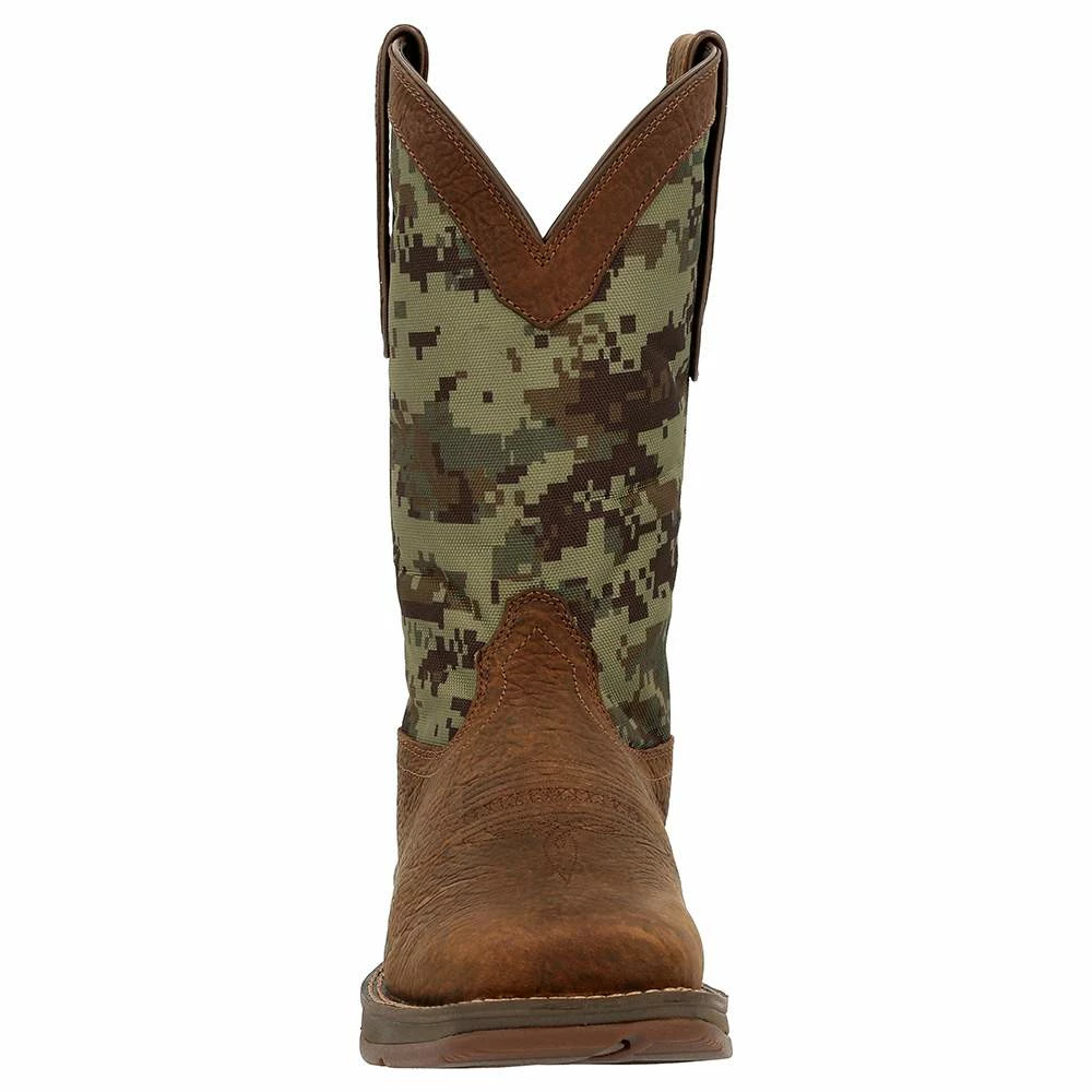 Durango Boots Men Brown/Green Digi Camo 12` Western Soft Toe 4 Durango Boots Men Brown/Green Digi Camo 12` Western Soft Toe - Image 2