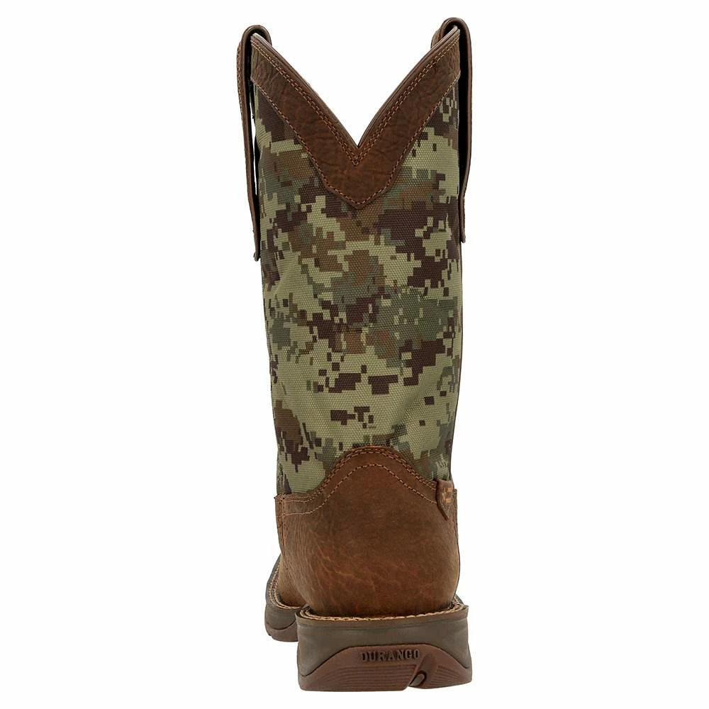 Durango Boots Men Brown/Green Digi Camo 12` Western Soft Toe 6 Durango Boots Men Brown/Green Digi Camo 12` Western Soft Toe - Image 4