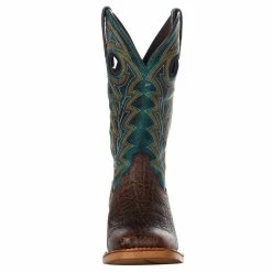 Durango Boots Men's Rebel Pro Safari Elephant 12in. Tidal Teal Top Square Toe Boot -Justin Boots Store DDB0335 2
