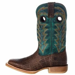 Durango Boots Men's Rebel Pro Safari Elephant 12in. Tidal Teal Top Square Toe Boot -Justin Boots Store DDB0335 3