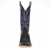 Anderson Bean Men's Black Hornback Caiman 13in. Purple Orchid Kidskin Top Square Toe Boots 2 Anderson Bean Men's Black Hornback Caiman 13in. Purple Orchid Kidskin Top Square Toe Boots -Justin Boots Store HBCAIMAN B 1