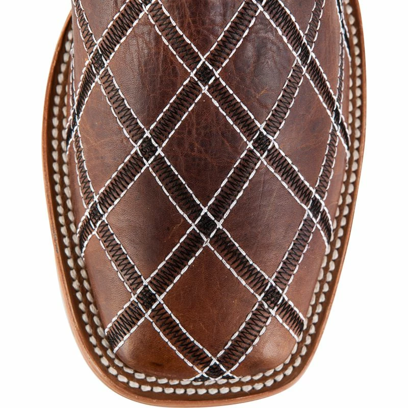 Horsepower Men's Sabotage Moka Patchwork Cowboy Boots 5 Horsepower Men's Sabotage Moka Patchwork Cowboy Boots - Image 3