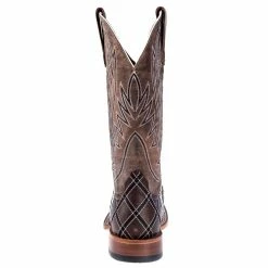 Horsepower Men's Sabotage Moka Patchwork Cowboy Boots 11 Horsepower Men's Sabotage Moka Patchwork Cowboy Boots -Justin Boots Store HP1082 3