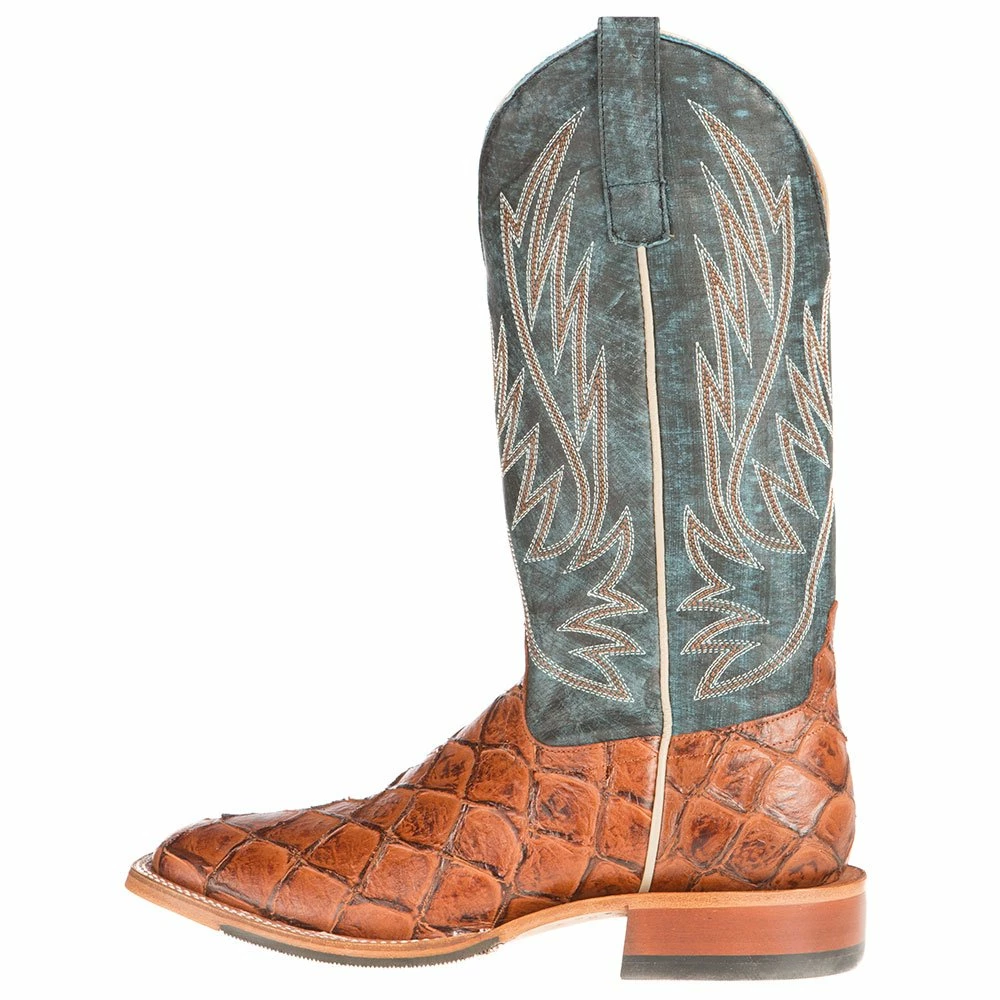 Horsepower Boots Mens Cognac Filet Of Fish Seas The Day Top Cowboy Boots 5 Horsepower Boots Mens Cognac Filet Of Fish Seas The Day Top Cowboy Boots - Image 3