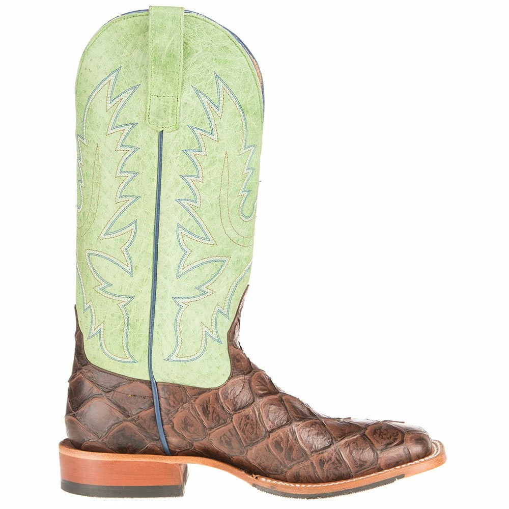 Horsepower Men's Choc Filet Fo Fish Green Sensation Cowboy Boots 7 Horsepower Men's Choc Filet Fo Fish Green Sensation Cowboy Boots - Image 5