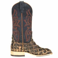 Horsepower Boots Men's Top Hand Toasted Big Bass 13in. Royal Blue Mad Dog Top 12 Horsepower Boots Men's Top Hand Toasted Big Bass 13in. Royal Blue Mad Dog Top -Justin Boots Store HP8006 4