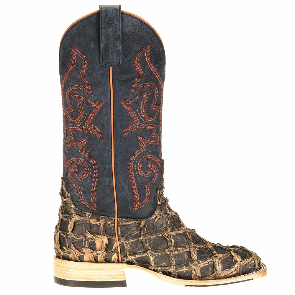 Horsepower Boots Men's Top Hand Toasted Big Bass 13in. Royal Blue Mad Dog Top 7 Horsepower Boots Men's Top Hand Toasted Big Bass 13in. Royal Blue Mad Dog Top - Image 5