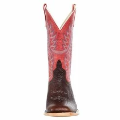 Horsepower Boots Men`s HP Top Hand Brown Shrunken Shoulder 13` Red Sinsation Top Boot 9 Horsepower Boots Men`s HP Top Hand Brown Shrunken Shoulder 13` Red Sinsation Top Boot -Justin Boots Store HP8056 2