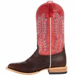Horsepower Boots Men`s HP Top Hand Brown Shrunken Shoulder 13` Red Sinsation Top Boot 10 Horsepower Boots Men`s HP Top Hand Brown Shrunken Shoulder 13` Red Sinsation Top Boot -Justin Boots Store HP8056 3