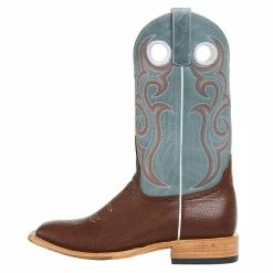 Horsepower Boots Men`s Top Hand Coach Shrunken Shoulder 13` Grey Sinsation Top Boot -Justin Boots Store HP8057 3