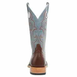 Horsepower Boots Men`s Top Hand Coach Shrunken Shoulder 13` Grey Sinsation Top Boot -Justin Boots Store HP8057 4