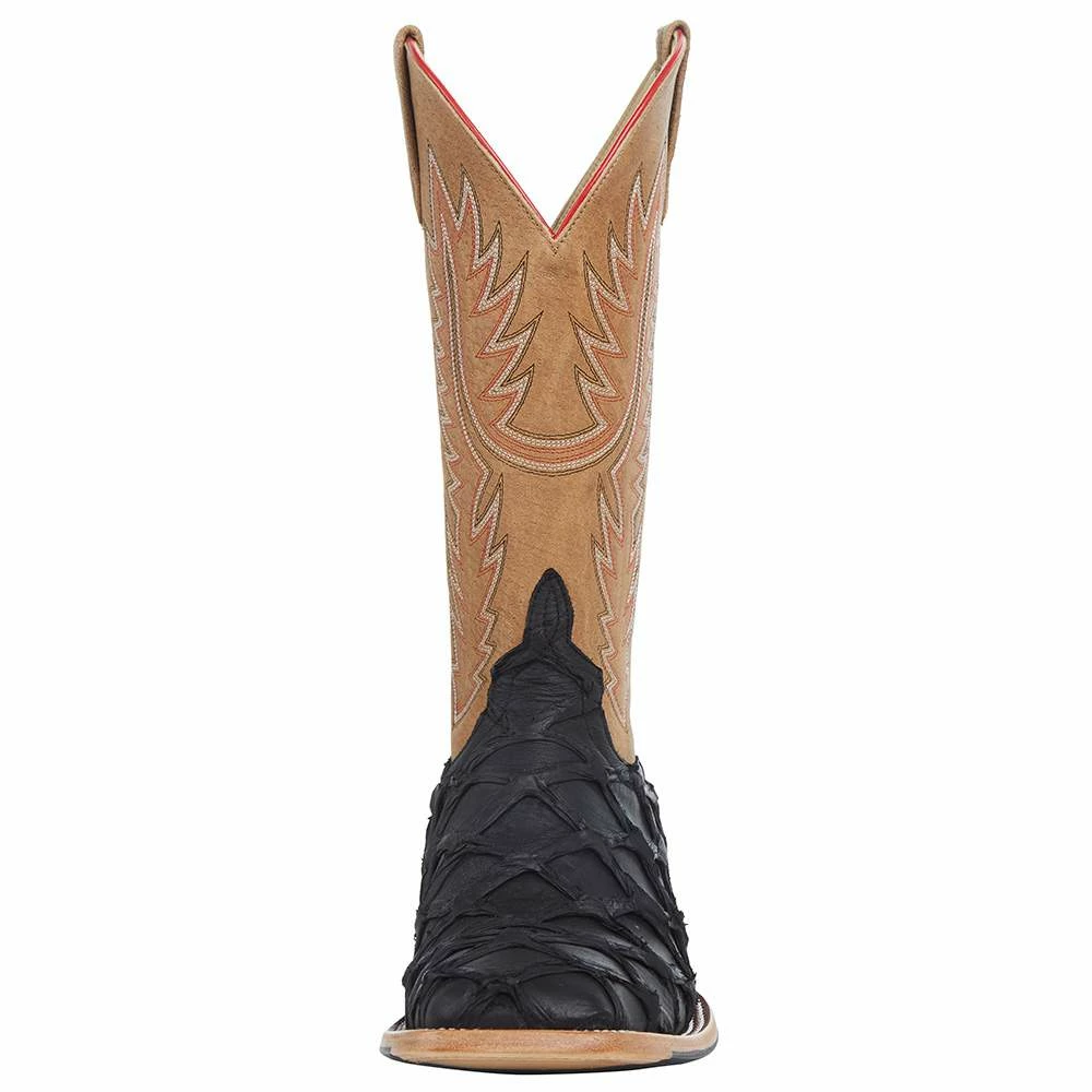 Horsepower Boots Men's Top Hand Black Matte Big Bass 13in. Tan Sinsation Top Boot 5 Horsepower Boots Men's Top Hand Black Matte Big Bass 13in. Tan Sinsation Top Boot - Image 3