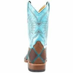 Horsepower Boots Kid's Insane In The Membrane Patchwork Cowboy Boots 10 Horsepower Boots Kid's Insane In The Membrane Patchwork Cowboy Boots -Justin Boots Store HPK1055 4