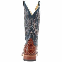 Horsepower Boots Kid's Cognac Filet Of Fish Seas Turquoise Top Cowboy Boots 10 Horsepower Boots Kid's Cognac Filet Of Fish Seas Turquoise Top Cowboy Boots -Justin Boots Store HPK1823 41
