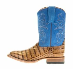 Horsepower Kids Toasted Caiman Royal Sinsation Top Cowboy Boots -Justin Boots Store HPK1842 2
