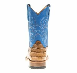 Horsepower Kids Toasted Caiman Royal Sinsation Top Cowboy Boots -Justin Boots Store HPK1842 3