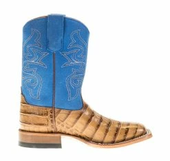 Horsepower Kids Toasted Caiman Royal Sinsation Top Cowboy Boots -Justin Boots Store HPK1842 4