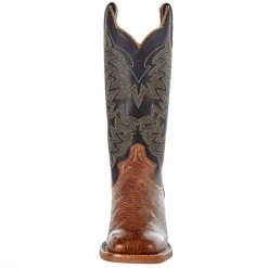 Justin Boots Women's Vintage Cognac Smooth Ostrich Cowgirl Boot -Justin Boots Store JE701 2