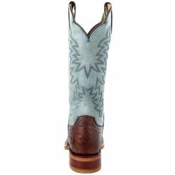 Justin Boots Women's Antique Brown Smooth Ostrich Cowgirl Boot 12 Justin Boots Women's Antique Brown Smooth Ostrich Cowgirl Boot -Justin Boots Store JE702 4