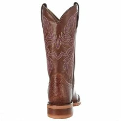 Justin Boots Women's Vintage Cognac Smooth Ostrich Cowgirl Boot -Justin Boots Store JE703 4