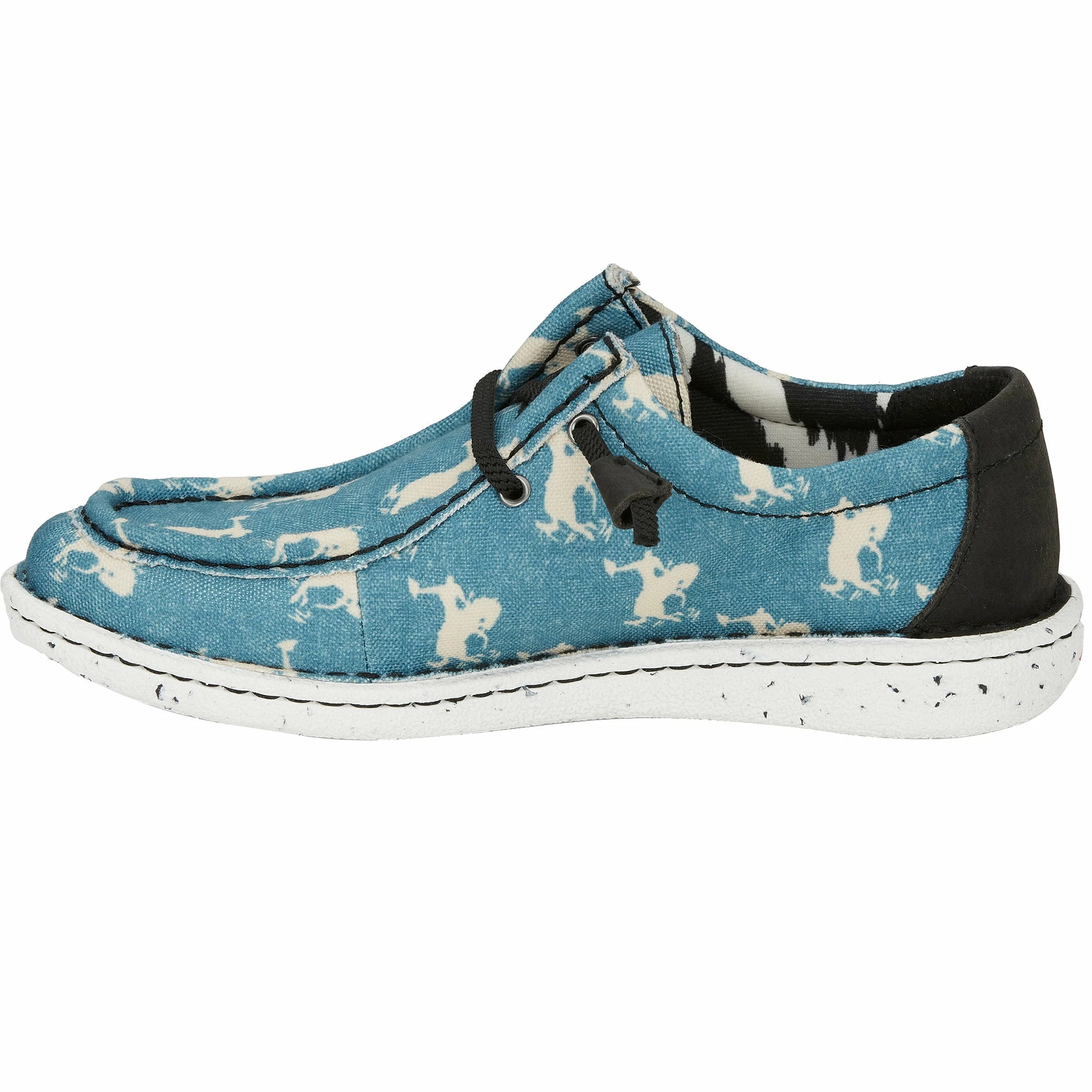 Justin Boots Women's Hazer Turquoise And Broncs Casual 4 Justin Boots Women's Hazer Turquoise And Broncs Casual - Image 2