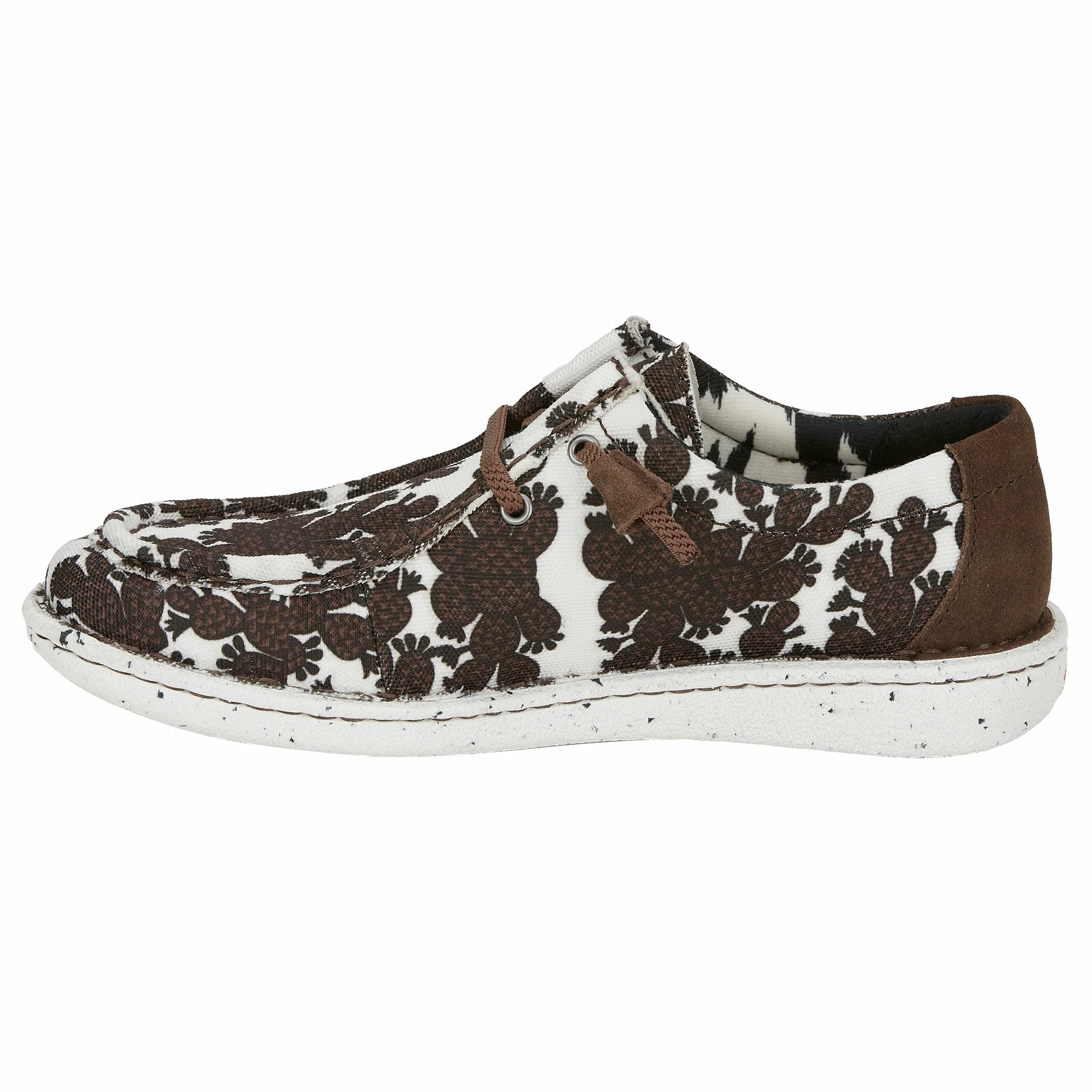 Justin Boots Women's Hazer Chocolate Cacti Casual 4 Justin Boots Women's Hazer Chocolate Cacti Casual - Image 2