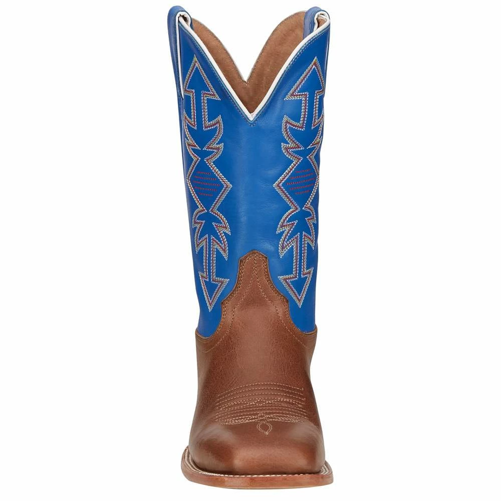 Justin Boots Men's Punchy Dayne Buckskin Tan Justin Cowboy Boots 4 Justin Boots Men's Punchy Dayne Buckskin Tan Justin Cowboy Boots - Image 2