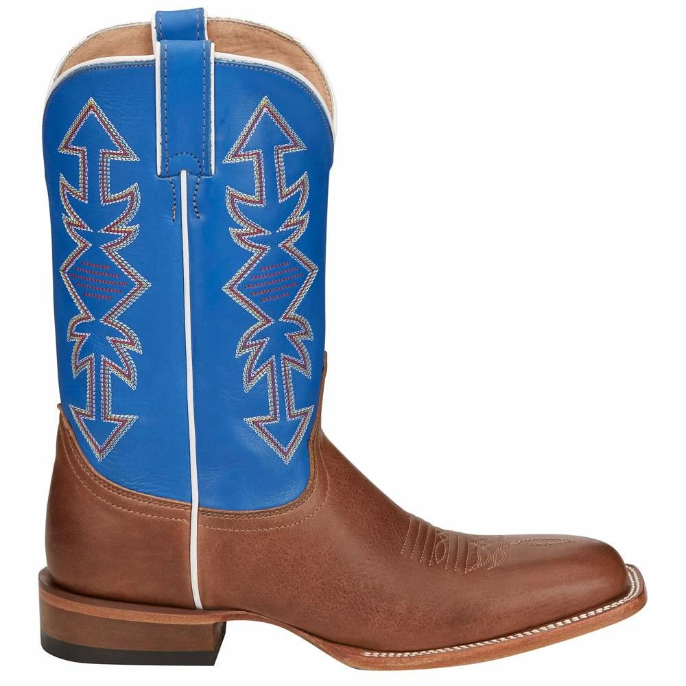 Justin Boots Men's Punchy Dayne Buckskin Tan Justin Cowboy Boots 6 Justin Boots Men's Punchy Dayne Buckskin Tan Justin Cowboy Boots - Image 4