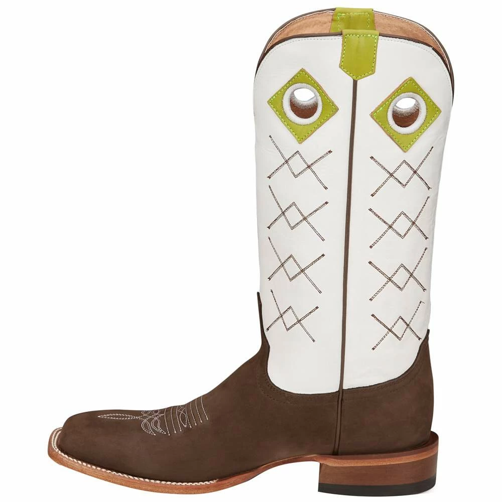 Justin Boots Men's Punchy Latigo Dark Brown Justin Cowboy Boots 5 Justin Boots Men's Punchy Latigo Dark Brown Justin Cowboy Boots - Image 3