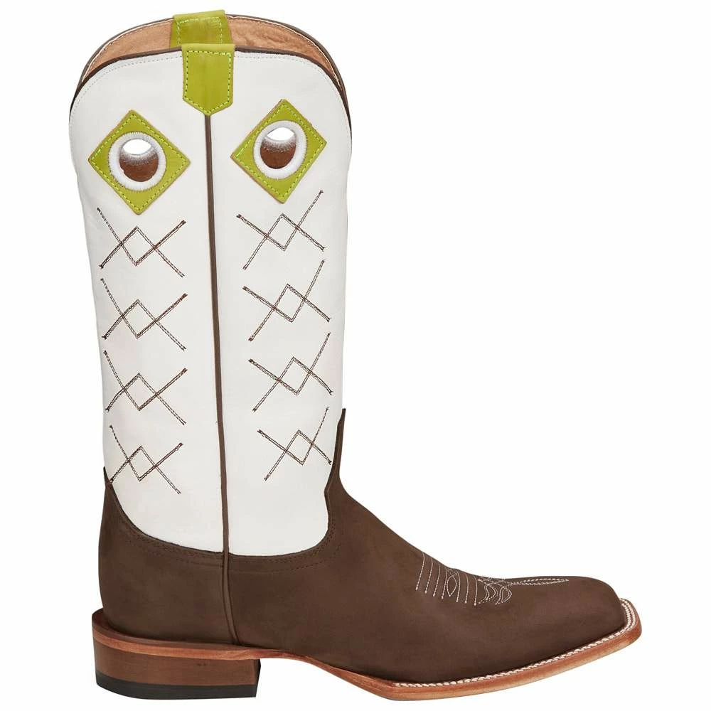 Justin Boots Men's Punchy Latigo Dark Brown Justin Cowboy Boots 6 Justin Boots Men's Punchy Latigo Dark Brown Justin Cowboy Boots - Image 4