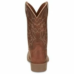 Justin Boots Women's Stampede Halter Roasted Cognac 11 In Top Square Toe Cowgirl Boot 9 Justin Boots Women's Stampede Halter Roasted Cognac 11 In Top Square Toe Cowgirl Boot -Justin Boots Store JST 006 SE2800