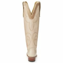 Justin Boots Women's Vintage Verlie Vanilla 17 In Top Round Toe Cowgirl Boot 9 Justin Boots Women's Vintage Verlie Vanilla 17 In Top Round Toe Cowgirl Boot -Justin Boots Store JST 006 VN4475