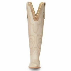 Justin Boots Women's Vintage Verlie Vanilla 17 In Top Round Toe Cowgirl Boot 11 Justin Boots Women's Vintage Verlie Vanilla 17 In Top Round Toe Cowgirl Boot -Justin Boots Store JST 008 VN4475
