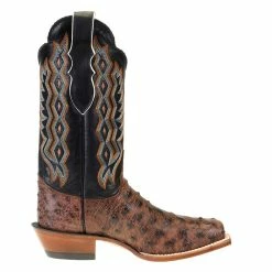 Justin Boots Women's Magnolia Kango Tobac Full Quill Ostrich Boot -Justin Boots Store L8520 4