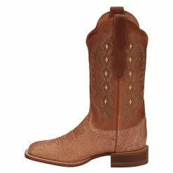 Justin Boots Women's AQHA Magnolia Smooth Quill Ostrich Cowgirl Boot -Justin Boots Store L8721 2
